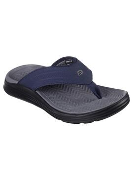 Sandalia Skechers Hombre Sargo Marino