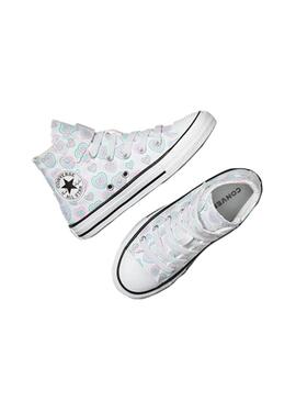 Zapatilla Niña/o Converse All Star Hi Blanca Coraz