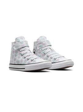 Zapatilla Niña/o Converse All Star Hi Blanca Coraz