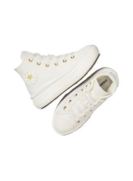 Zapatilla Niña/o Converse Move Hi Beige