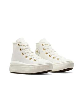 Zapatilla Niña/o Converse Move Hi Beige