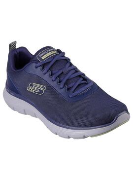 Zapatilla Hombre Skechers Flex Advant 5.0 Azul