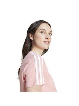 Camiseta Mujer adidas 3s Rosa