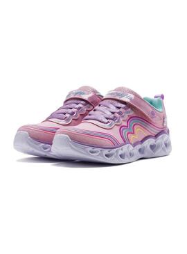 Zapatilla Niña Skechers S-Lights multicolor