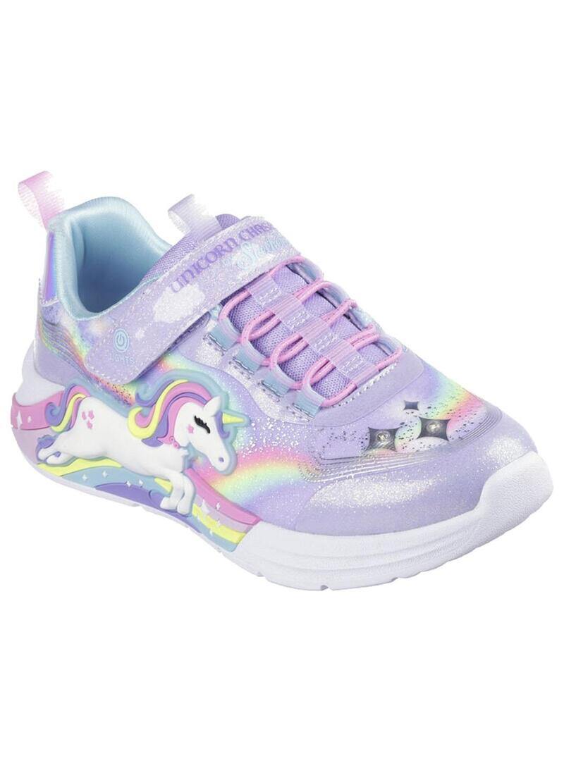 Zapatilla Niña Skechers Unicornio Multicolor