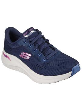 Zapatilla Mujer Skechers Arch Fit 2.0 Marino