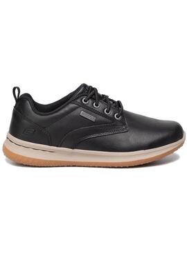 Zapatilla Hombre Skechers Delson Negro