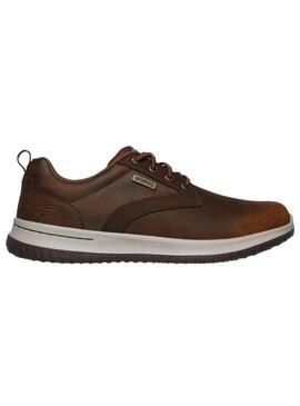 Zapatilla Hombre Skechers Delson Marrón