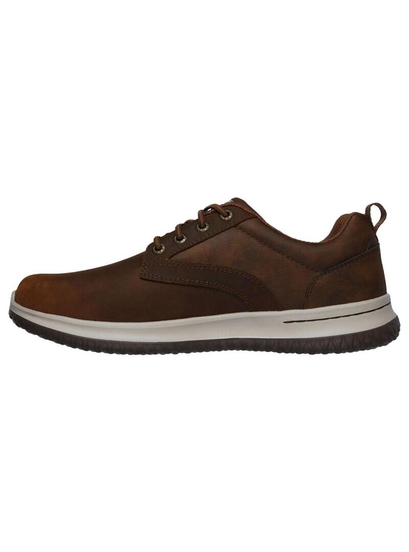 Zapatilla Hombre Skechers Delson Marrón