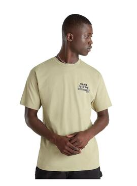 Camiseta Hombre Vans Wrenched Verde