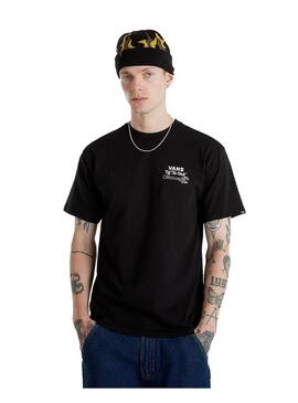 Camiseta Hombre Vans Wrenched Negra