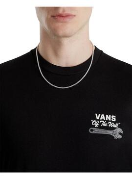 Camiseta Hombre Vans Wrenched Negra