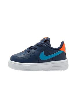 Zapatilla Baby Nike  Force 1 Marino