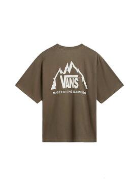 Camiseta Hombre Vans Mte Crestline Verde