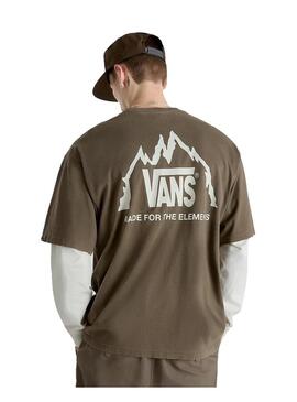 Camiseta Hombre Vans Mte Crestline Verde