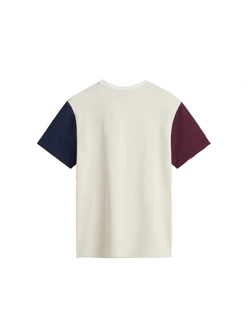 Camiseta Mujer Vans Colorblock Bff Crema