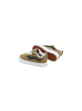 Zapatilla Baby Vans Knu Skool Elastic Oliva