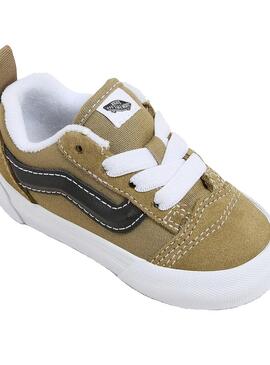 Zapatilla Baby Vans Knu Skool Elastic Oliva