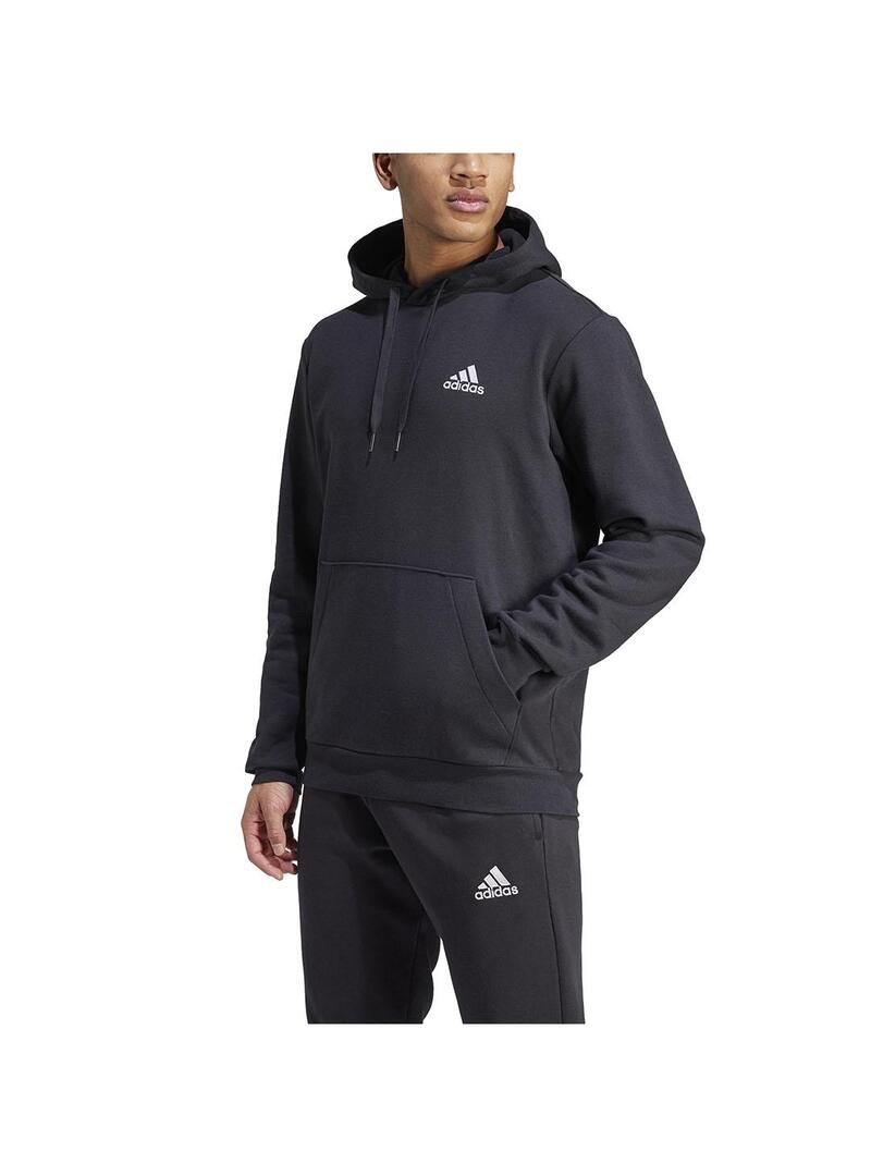 Sudadera Hombre adidas Essentials Fleece Negro