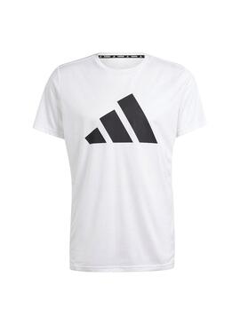 Camiseta Hombre adidas Run It  Blanco