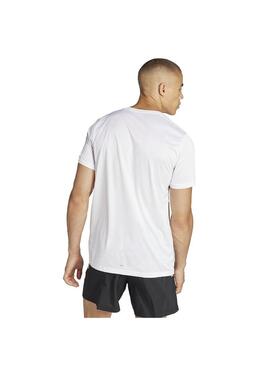 Camiseta Hombre adidas Run It  Blanco