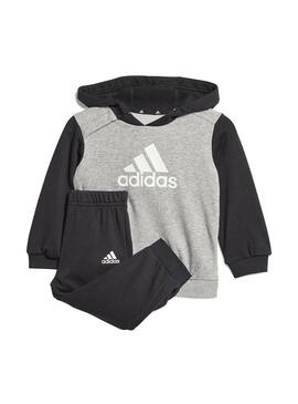 Conjunto Niñ@ adidas Performance Gris/Negro