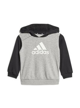 Conjunto Niñ@ adidas Performance Gris/Negro