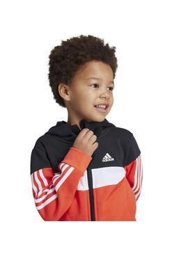 Conjunto Niño/a adidas 3Stripes Rojo/Blanco/Negro