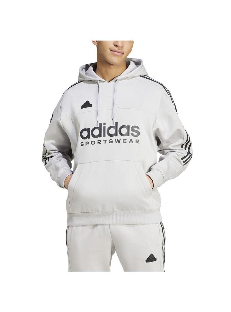 Sudadera Hombre adidas Tiro Gris/Negro