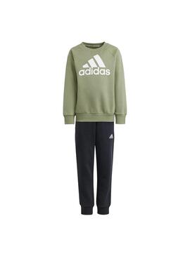 Chandál Niñ@ adidas Bos Verde/Negro