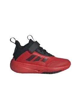 Zapatilla Niño Adidas Ownthegame 3.0 Rojo Negro