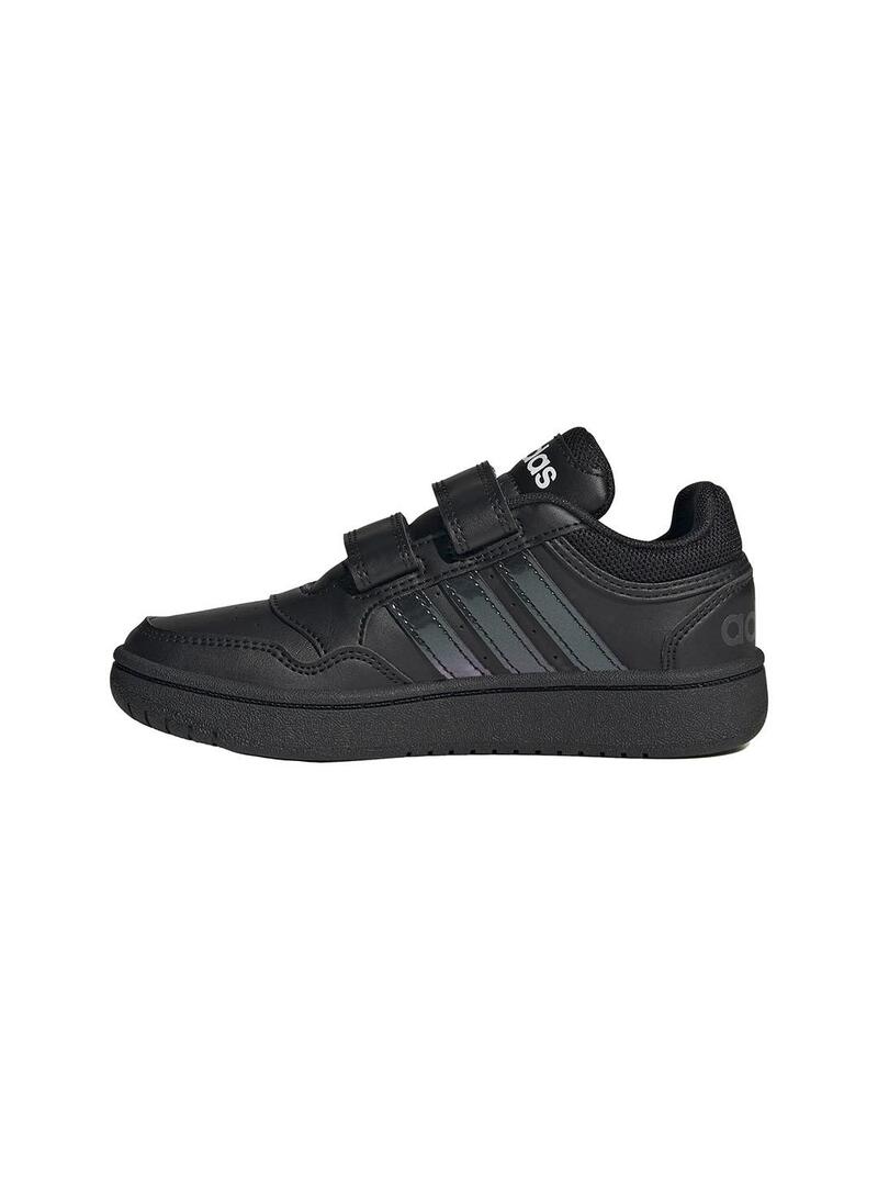 Zapatilla Niño adidas Hoops 3.0 Negra