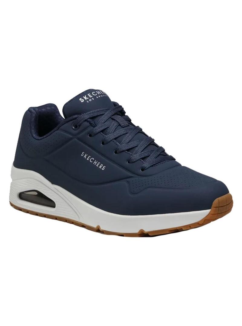 Zapatilla Hombre Skechers Uno air Marino