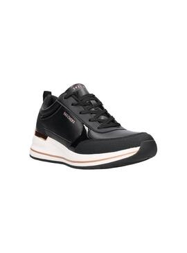 Zapatilla Mujer Skechers Billion 2 Piel negra