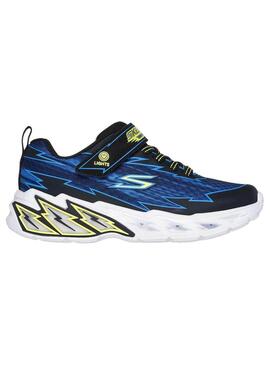 Zapatilla Niño/a Skechers Light Storm Luces Azul