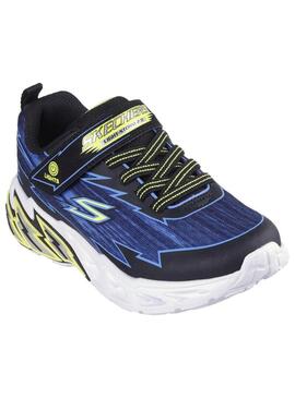 Zapatilla Niño/a Skechers Light Storm Luces Azul