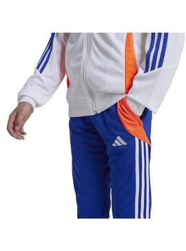 Pantalon Niño/a adidas Tiro Azul Naranja