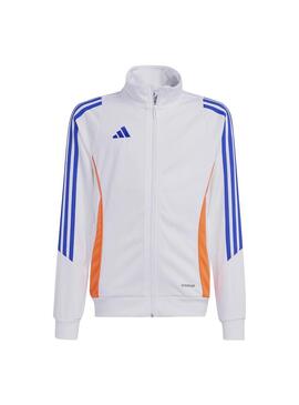 Sudadera Niño/a adidas Tiro Blanca Naranja