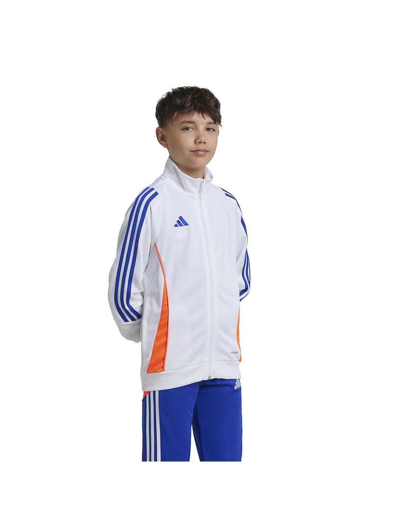 Sudadera Niño/a adidas Tiro Blanca Naranja