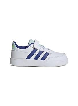 Zapatilla Niño adidas Breaknet 2.0 Blanco Azul