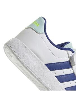 Zapatilla Niño adidas Breaknet 2.0 Blanco Azul