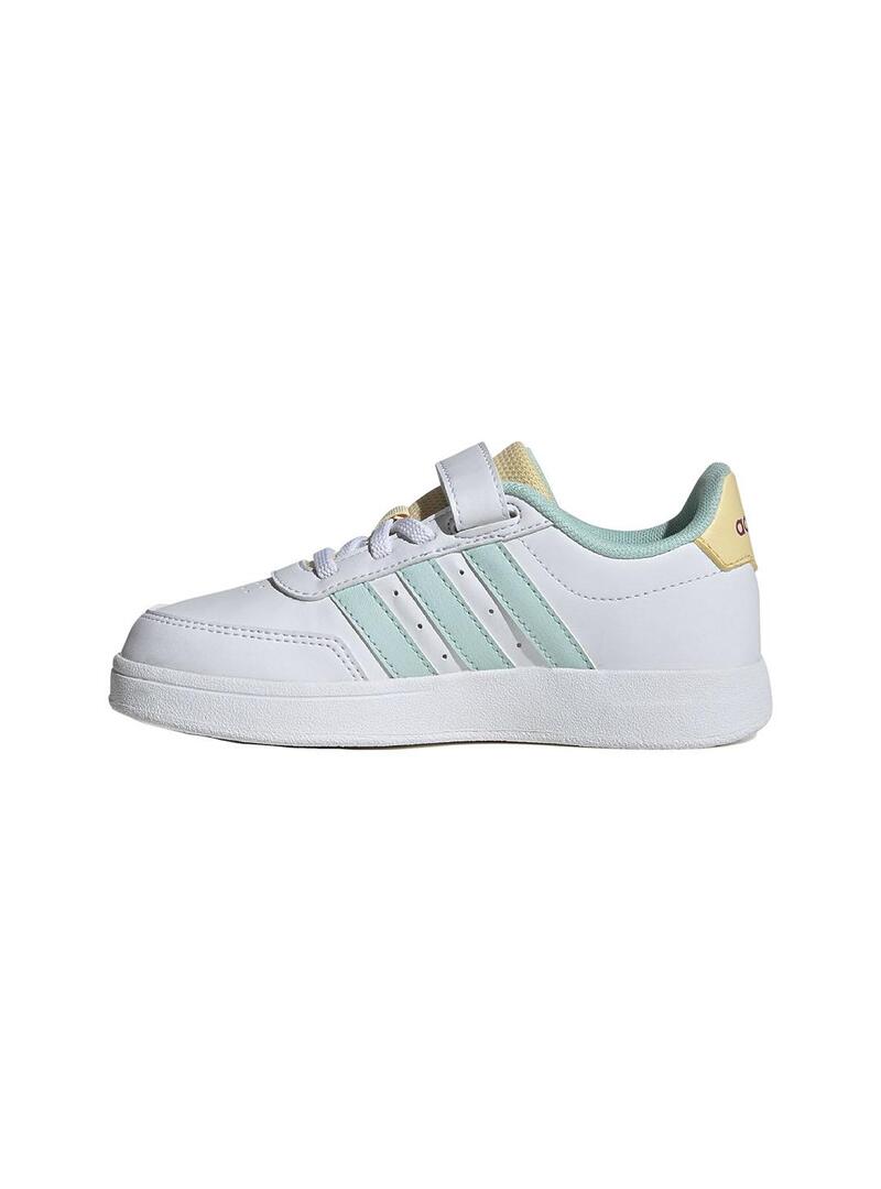 Zapatilla Niño/a adidas Breaknet Blanca Verde