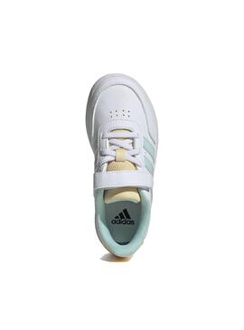 Zapatilla Niño/a adidas Breaknet Blanca Verde