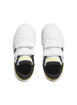 Zapatilla Niño/a adidas Hoops Blanca Negra