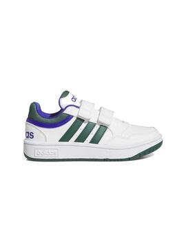 Zapatilla Niño/a adidas Hoops Blanca Verde