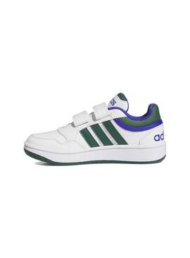 Zapatilla Niño/a adidas Hoops Blanca Verde