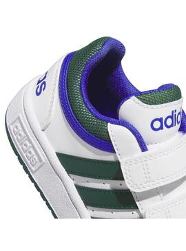 Zapatilla Niño/a adidas Hoops Blanca Verde