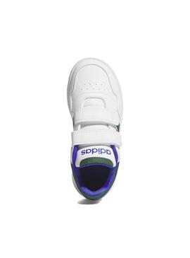 Zapatilla Niño/a adidas Hoops Blanca Verde