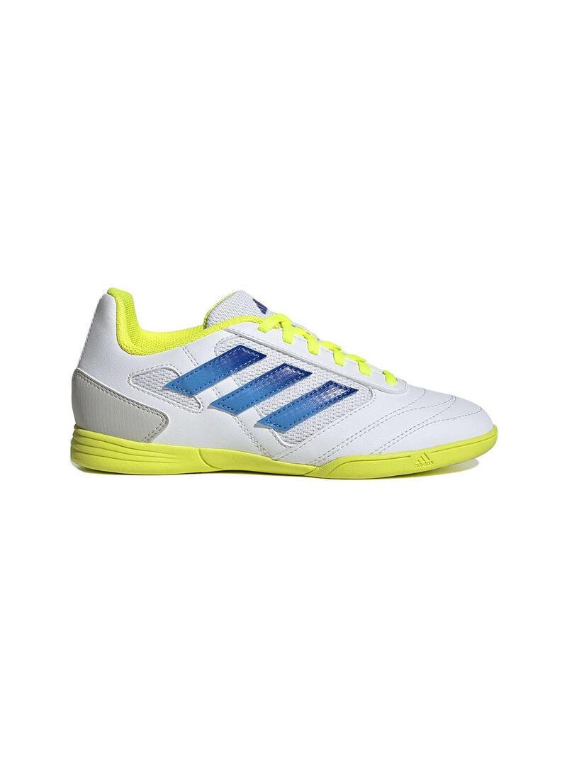 Zapatilla Unisex Adidas Super Sala Blanca Amarilla