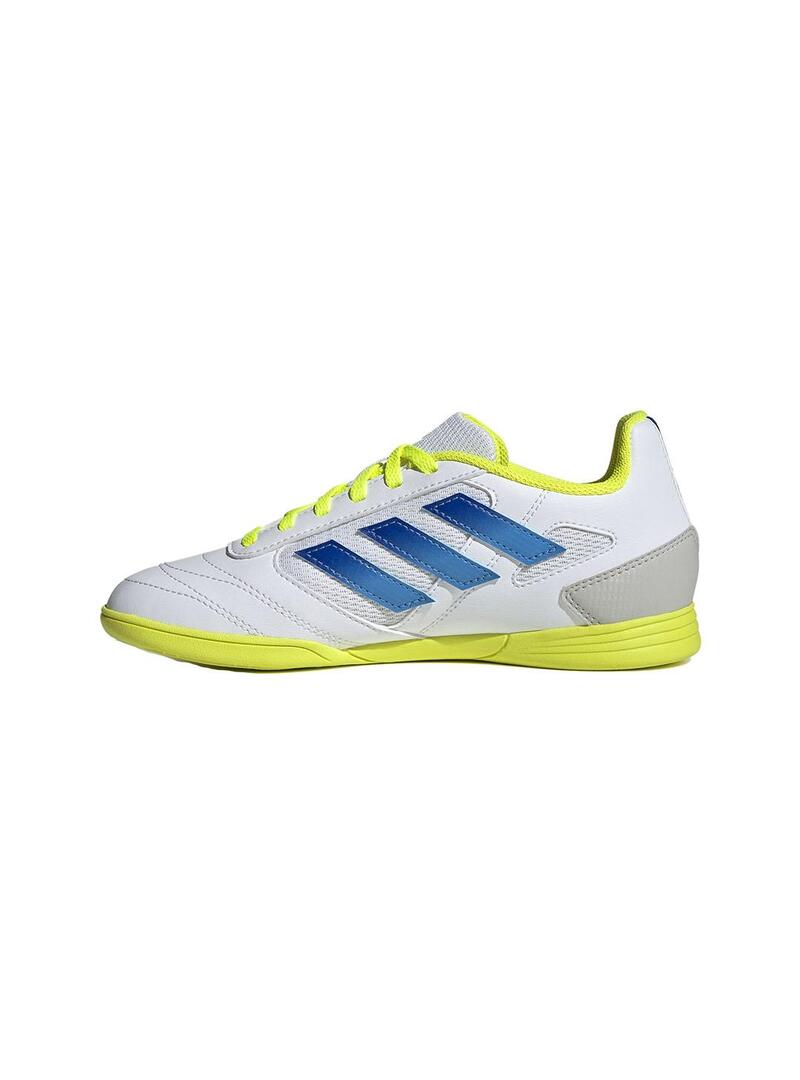 Zapatilla Unisex Adidas Super Sala Blanca Amarilla